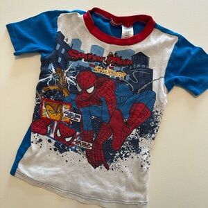 Marvel Spider-Man Blue and Red Kids Tee